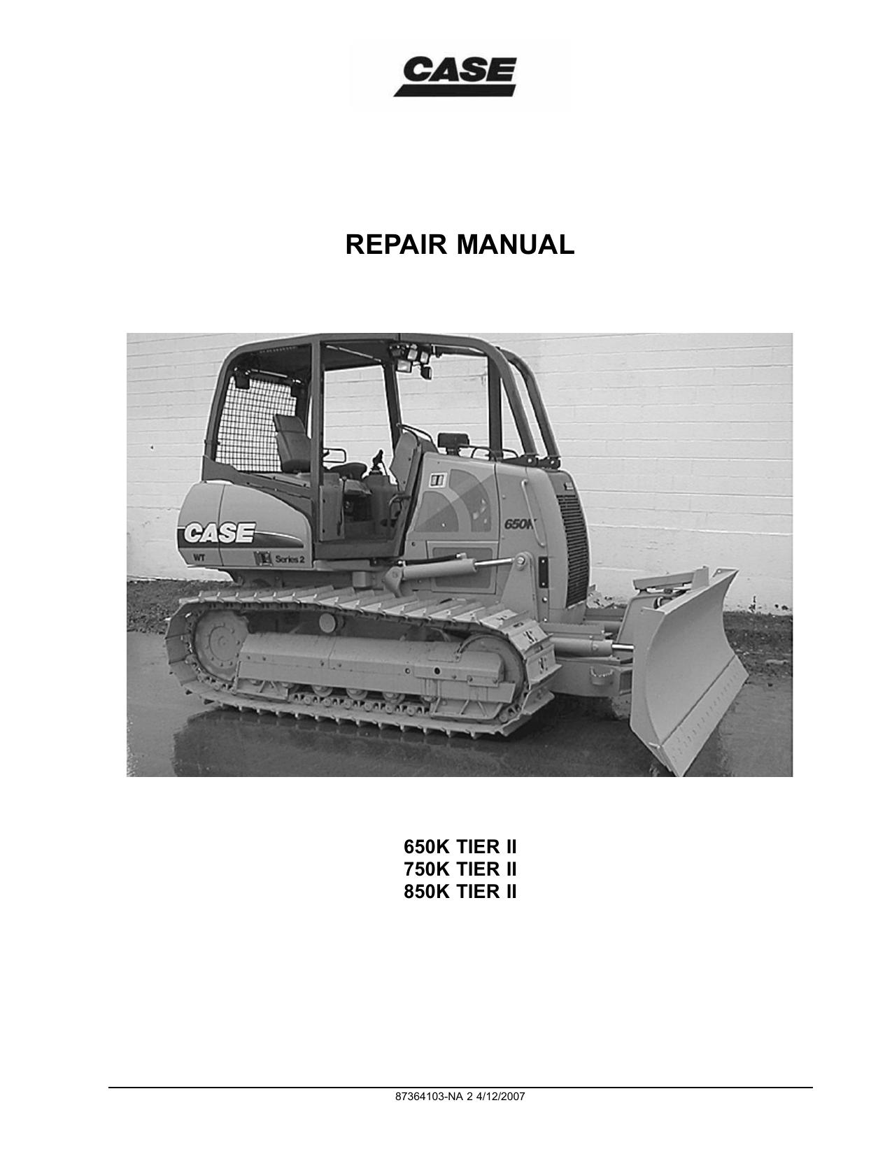 650K 750K 850K Service manual
